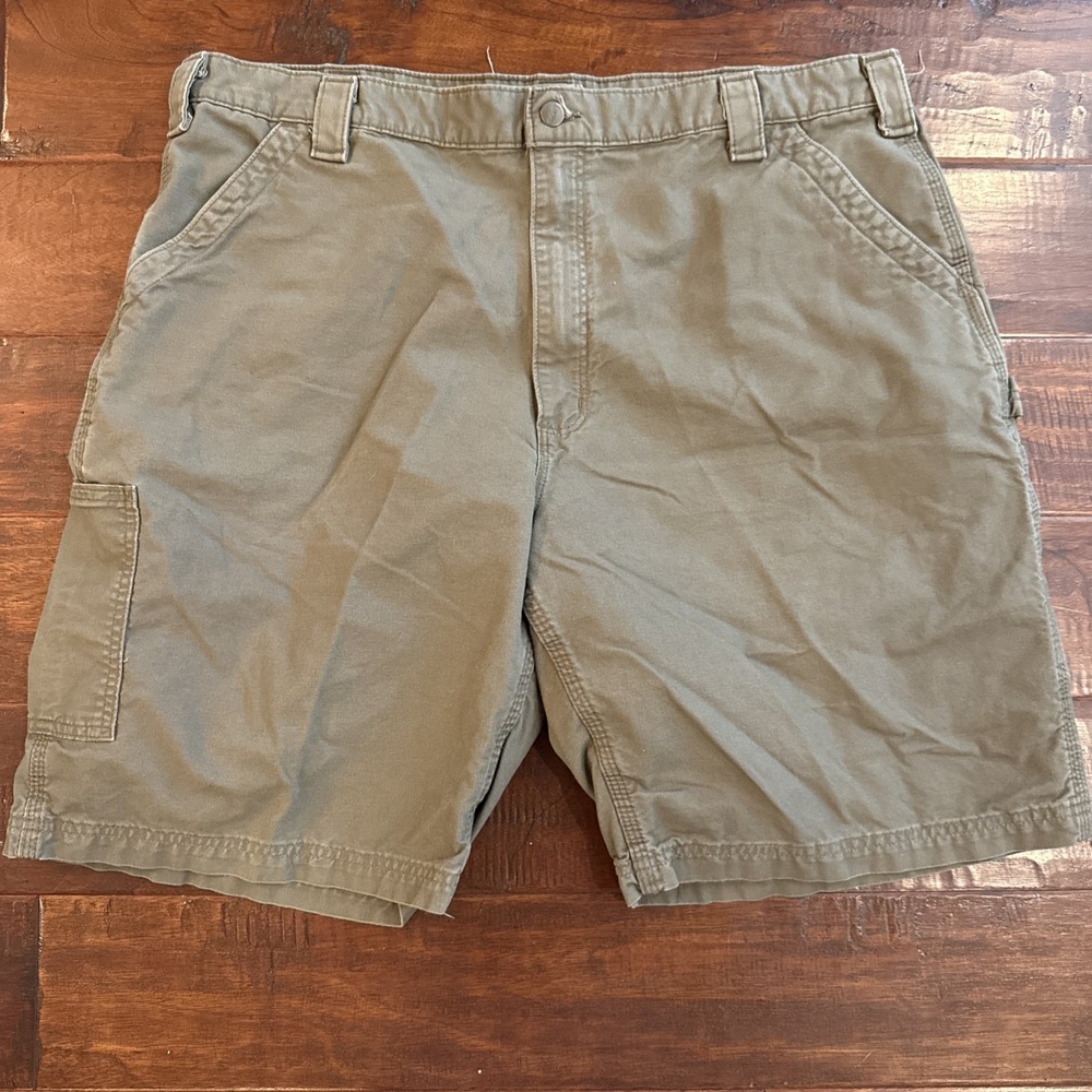 Carhartt B147 Utility Carpenter Original Fit Shorts Men's Size 42 Brown